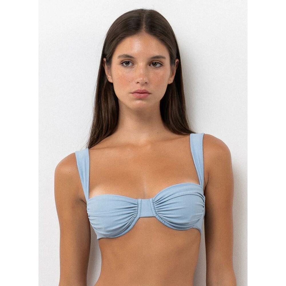 BELLE ANNA The Oracle Bikini Top in Ash NWT Size Women's XS